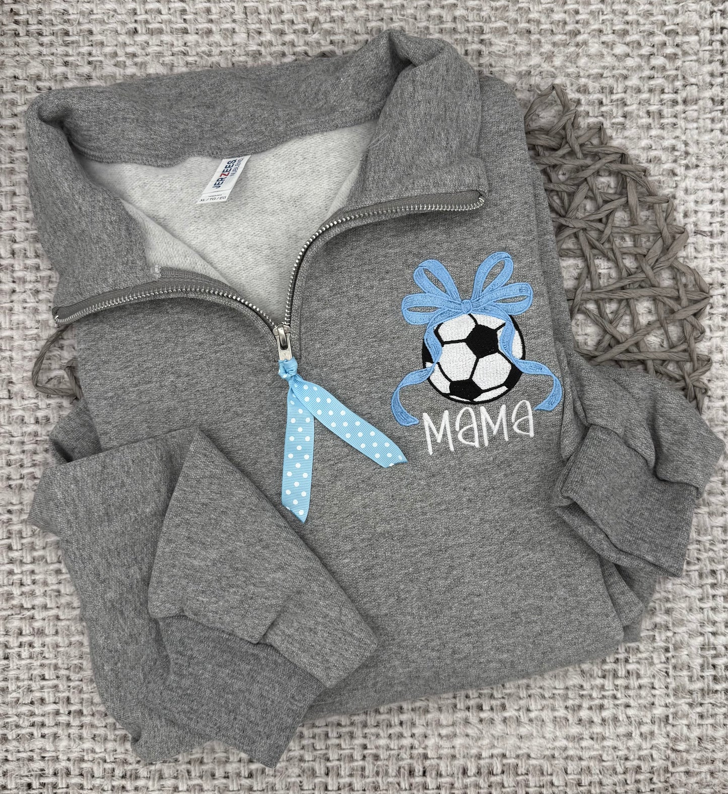 Soccer Mama Quarter Zip Pullover