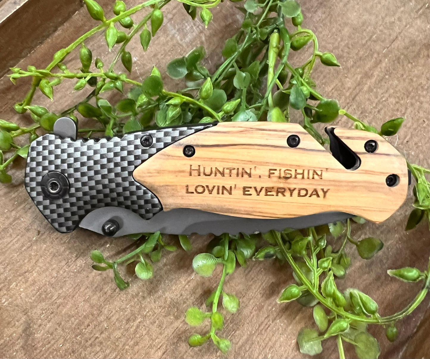 Engraved Pocket Knives | Pick your design or phrase