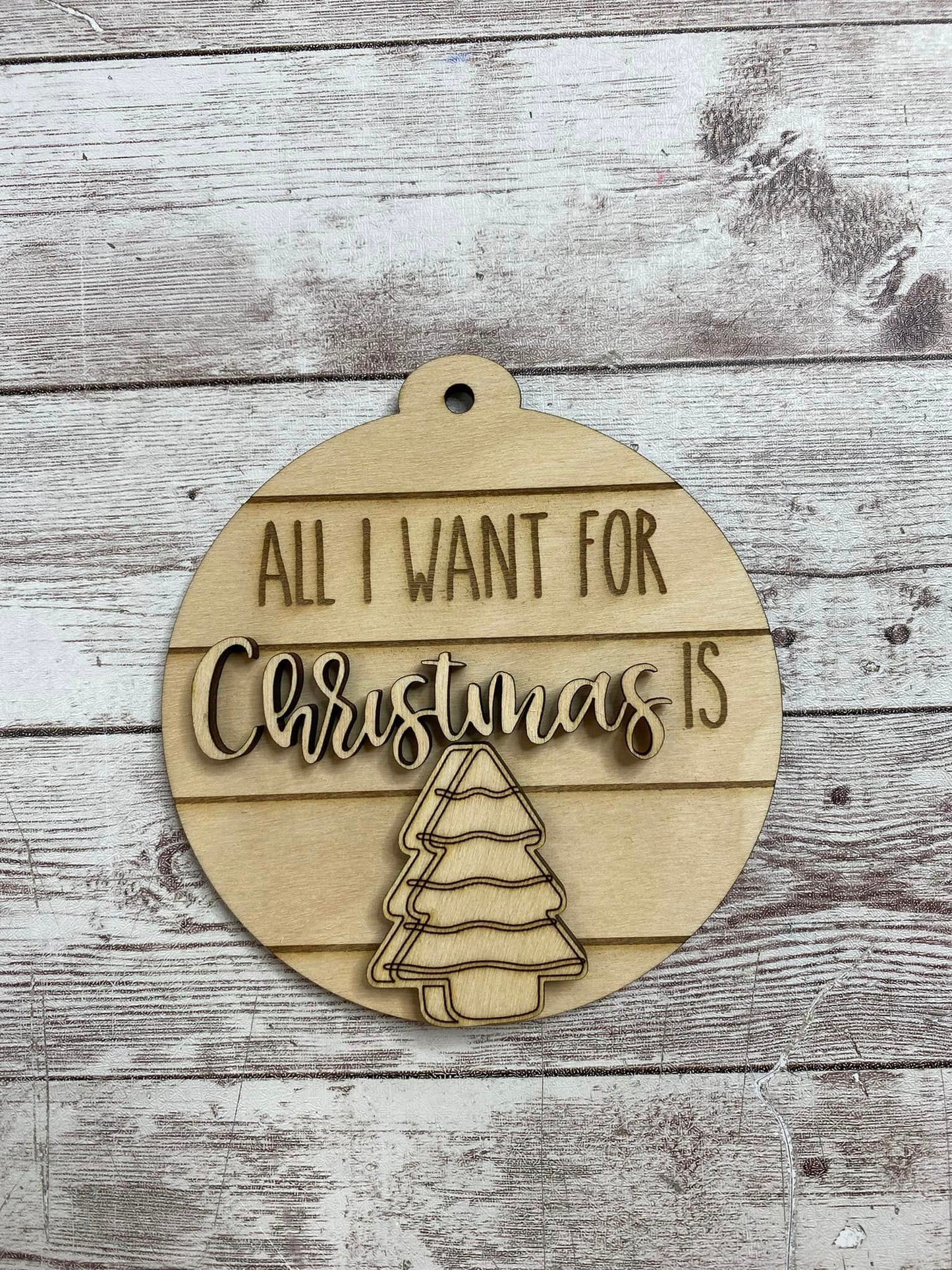 Christmas Tree Cake Ornament