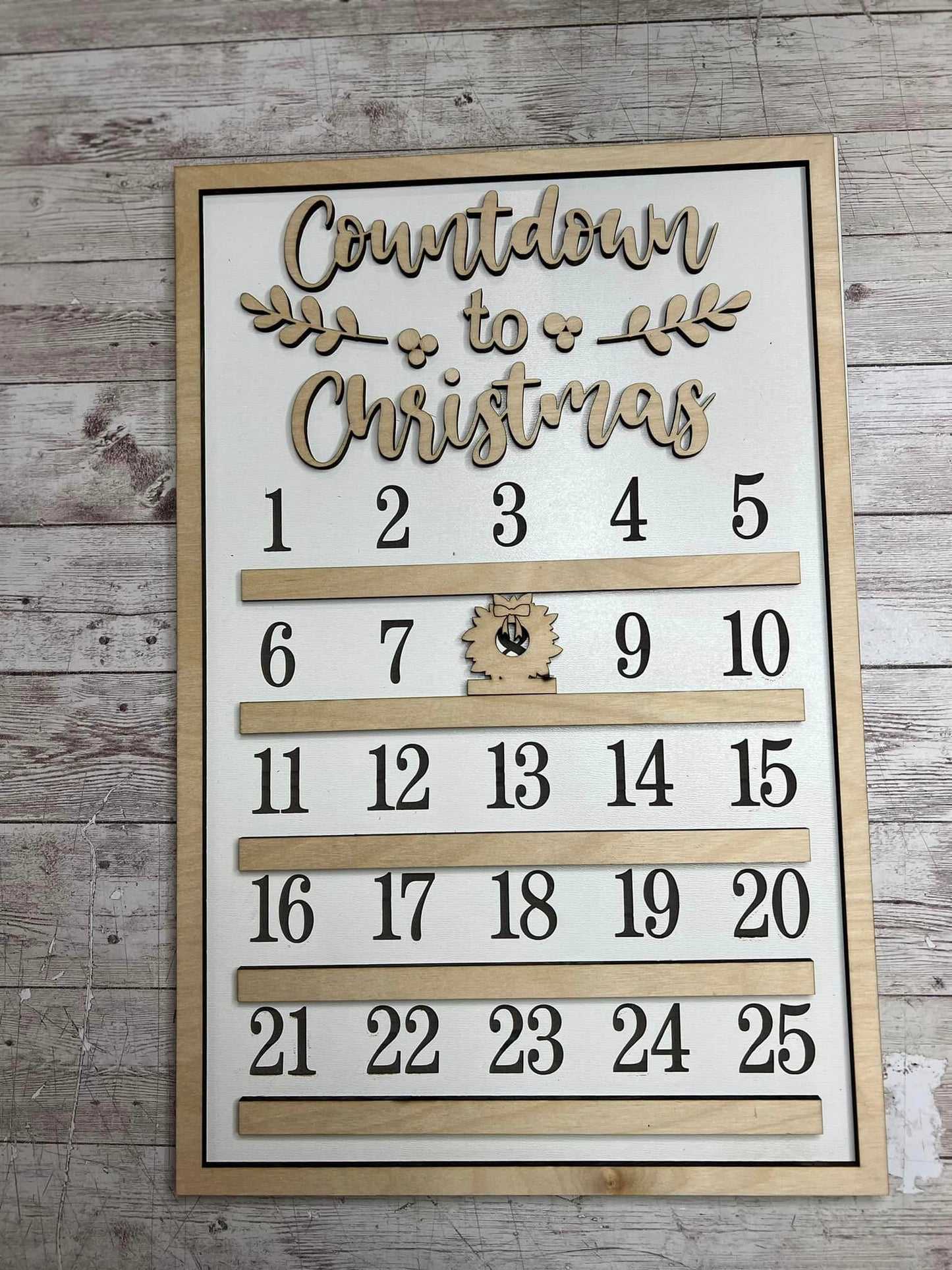 Countdown to Christmas Sign