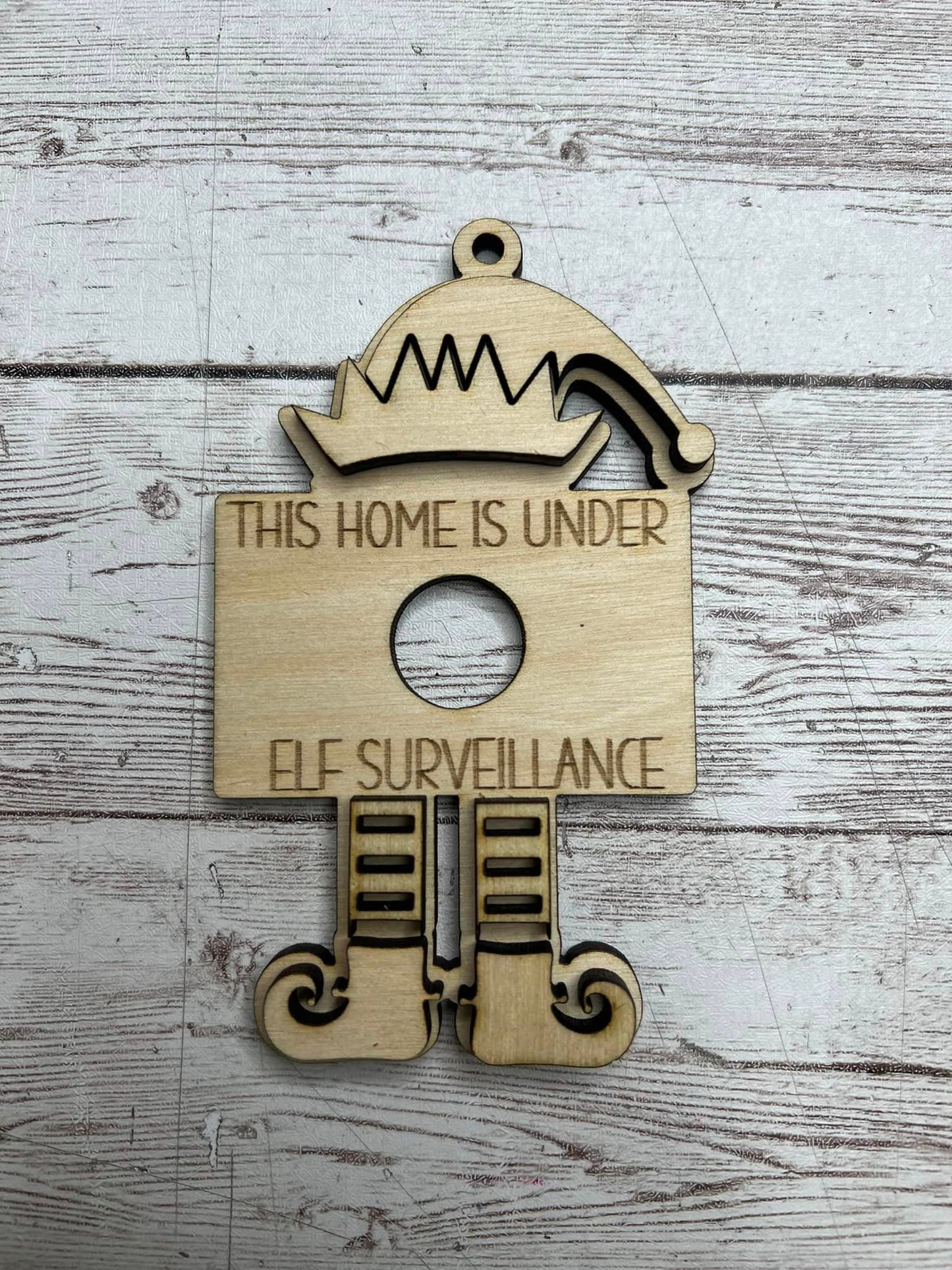 Elf Surveillance Camera Ornament
