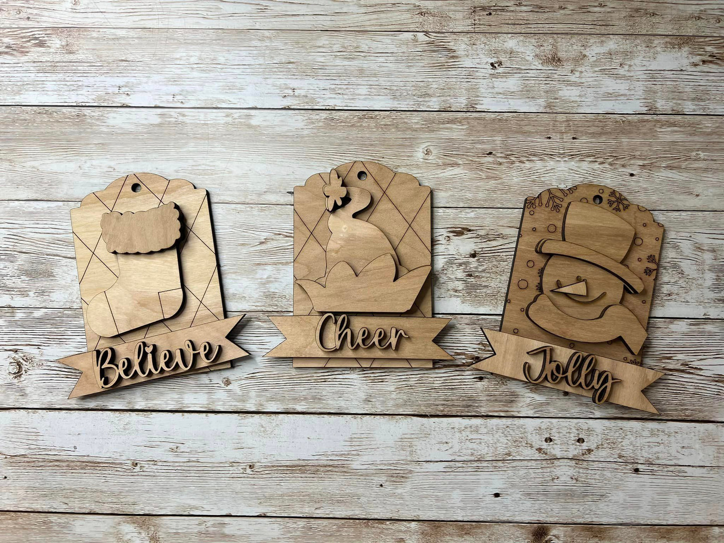 Tag Style Ornaments