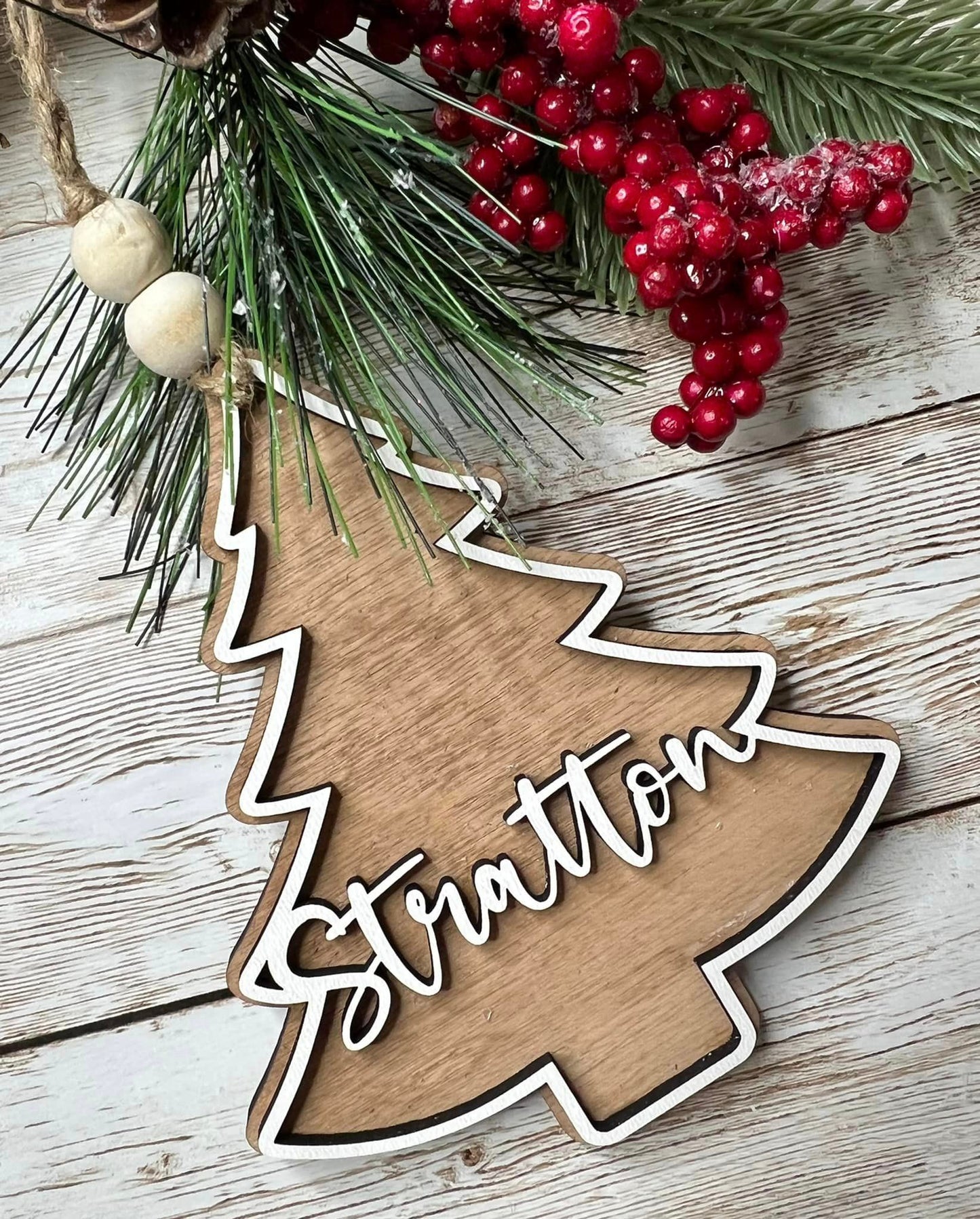 Christmas Tree Stocking Tags
