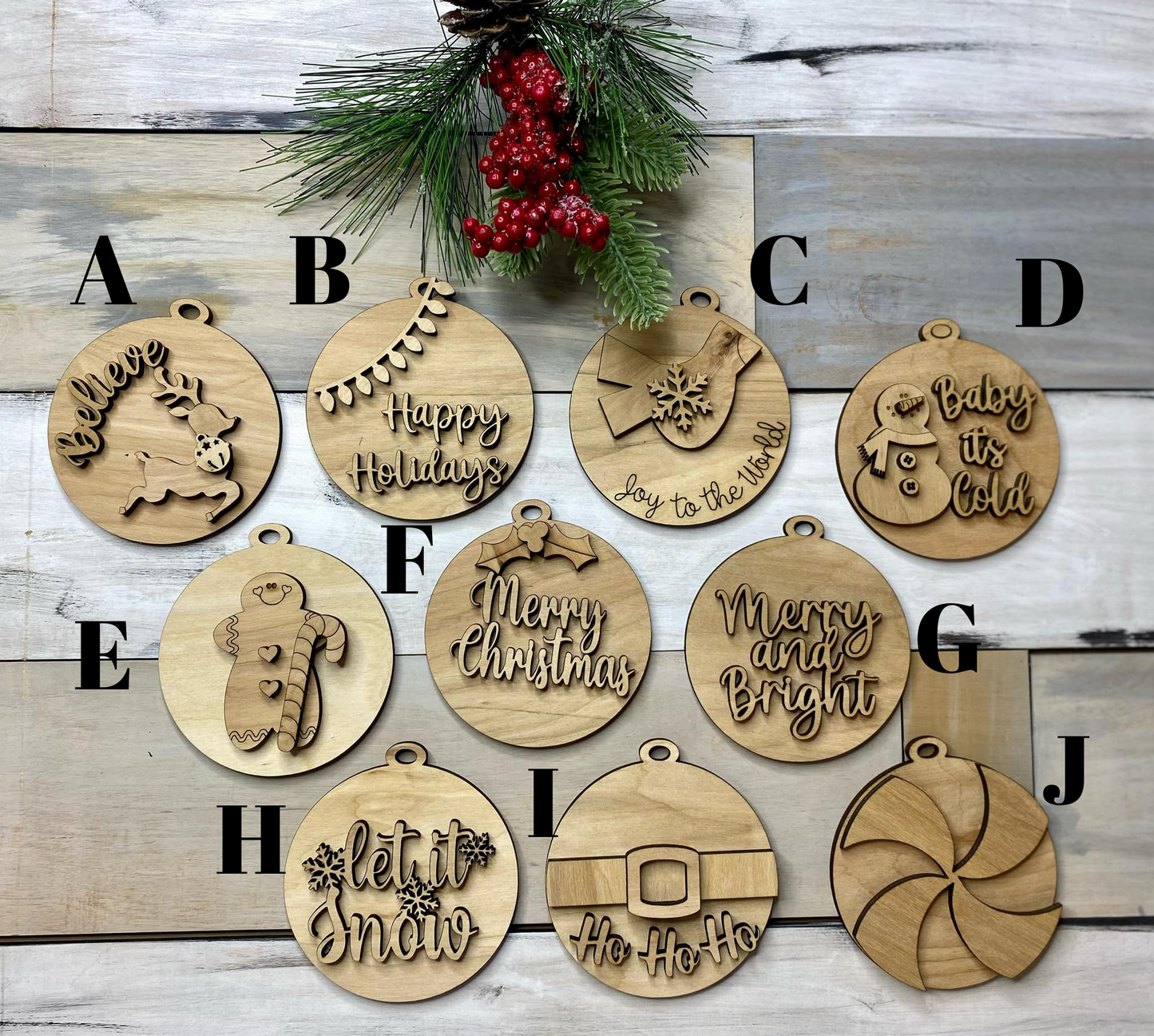 Assorted Christmas Ornaments
