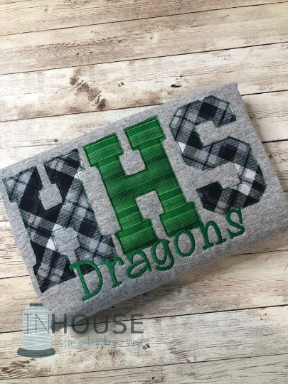 Embroidered School Spirit Shirt
