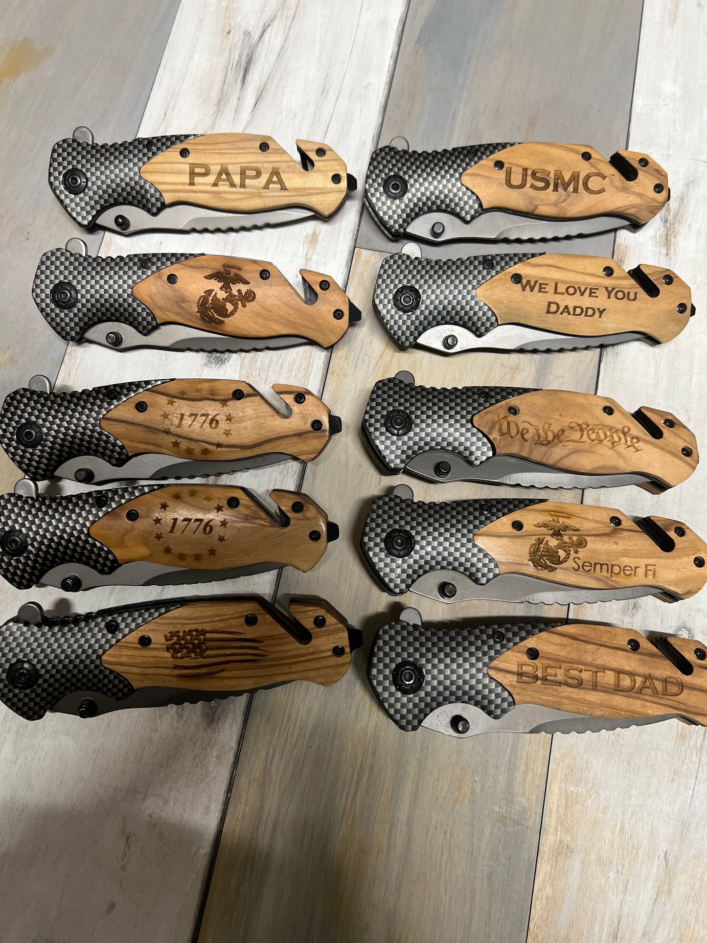 Engraved Pocket Knife