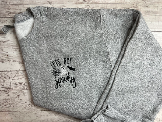 Let's Get Spooky Embroidered Top