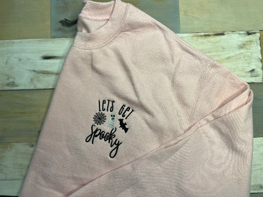 Let's Get Spooky Embroidered Top