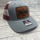 TRUMP 2024, LeatherettePatch Hat