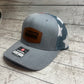 Unvaxed & Over Taxed, Leatherette￼Patch Hat