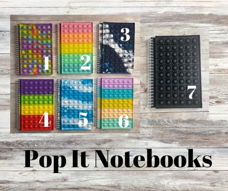 Wholesale Pop It Notebooks