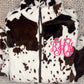 Cow Jacket with Monogram