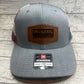 Unvaxed & Over Taxed, Leatherette￼Patch Hat