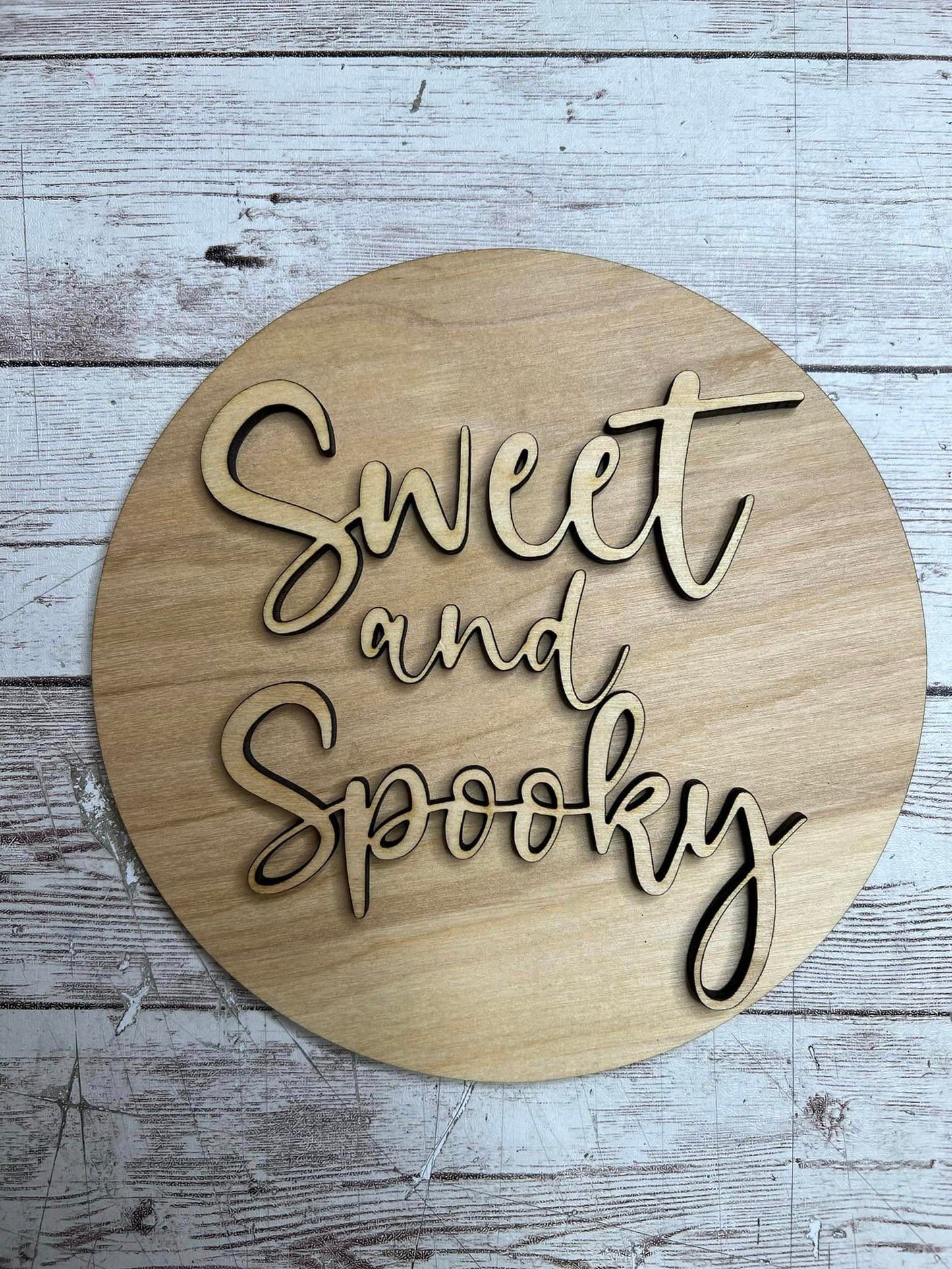 Sweet and Spooky Tiered Tray Sign | UNFINISHED
