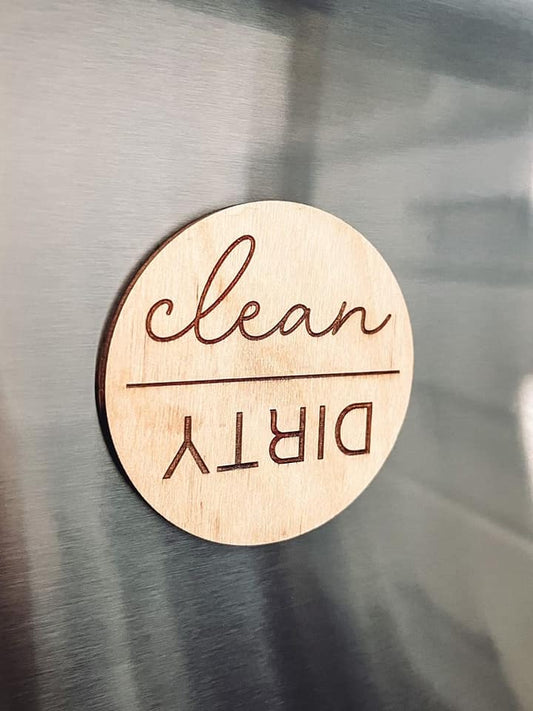 Dirty|Clean Dishwasher Magnet