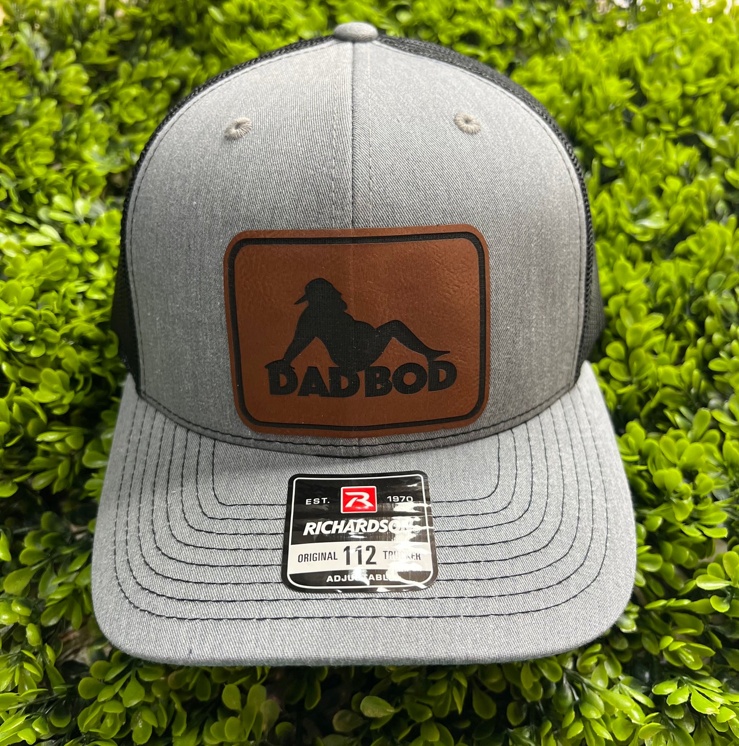 Dad Bod Leather Patch Hat