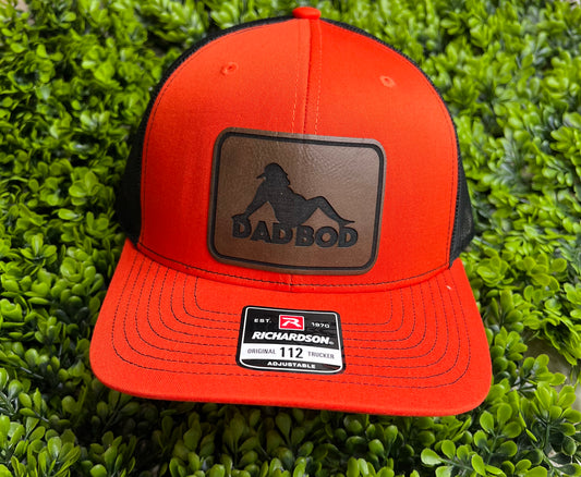Dad Bod Leather Patch Hat
