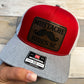 Mustache Ride Leather Patch Hat